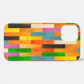 木数々の色の織目木製Mからの寄せ木 Case-Mate iPhoneケース (裏面 (横))