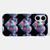 木数々の色絵を描ハート Case-Mate iPhoneケース (裏面 (横))