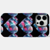 木数々の色絵を描ハート Case-Mate iPhoneケース (裏面 (横))