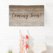 木旗をすぐに来ます 横断幕 (インサイチュ)