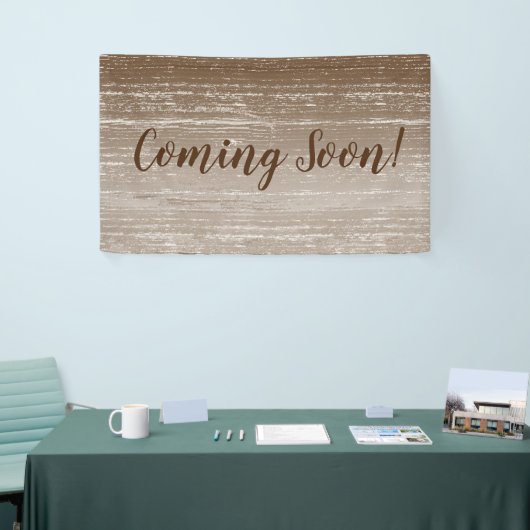 木旗をすぐに来ます 横断幕 (トレードショー)