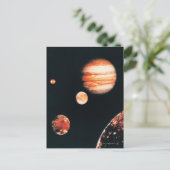 木星とガリレオ衛星 ポストカード (スタンド正面)