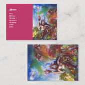 木星とライオン、赤白青茶色 名刺 (正面/裏面)