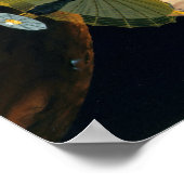 木星とロー・ガリレオ探査機 ポスター (角)