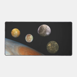 木星と4つの衛星ガリレオ衛星 デスクマット