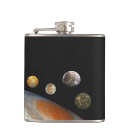 木星と4つの衛星ガリレオ衛星 フラスク