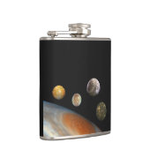 木星と4つの衛星ガリレオ衛星 フラスク (右)