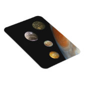 木星と4つの衛星ガリレオ衛星 マグネット (右側)