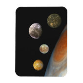 木星と4つの衛星ガリレオ衛星 マグネット (縦)