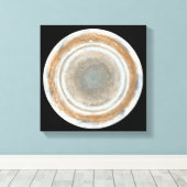 木星のカラーマップ キャンバスプリント (インサイチュ (ウッドフロア))