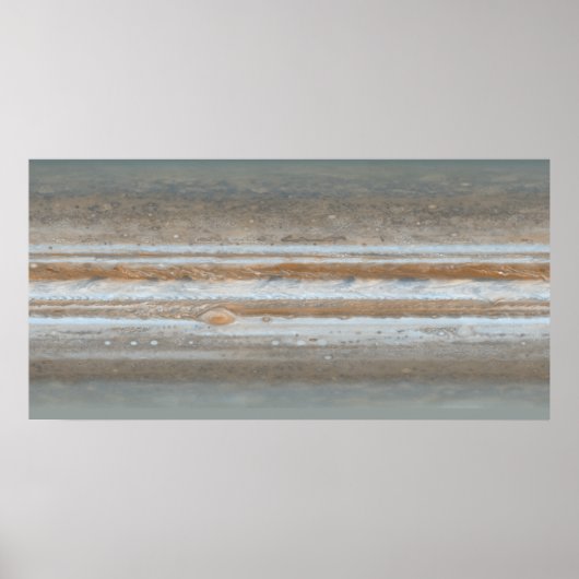 木星のカラーマップ ポスター (正面)