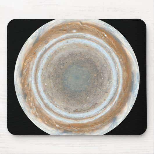 木星のカラーマップ マウスパッド (正面)