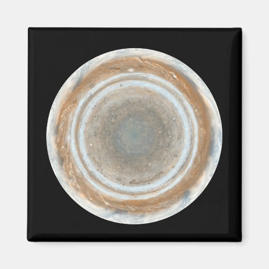 木星のカラーマップ マグネット (正面)