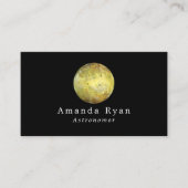 木星のロー・ガリレアン・ムーン、天文学 名刺 (正面)