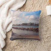 木星の入り江、冬の午後 クッション (ブランケット)