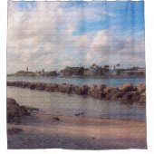 木星の入り江、冬の午後 シャワーカーテン (正面)