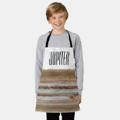 木星の地図 エプロン (着用した状態)