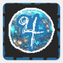 木星の夜 スクエアシール