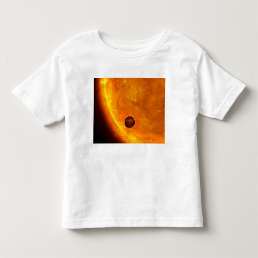木星の大きさの惑星 トドラーTシャツ (正面)