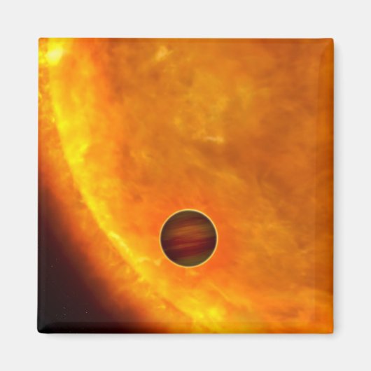 木星の大きさの惑星 マグネット (正面)