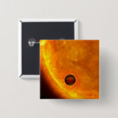 木星の大きさの惑星 缶バッジ (正面&裏面)