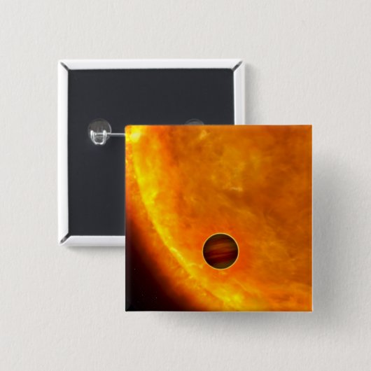 木星の大きさの惑星 缶バッジ (正面&裏面)