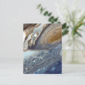 木星の大気の赤素晴らし点詳細 ポストカード (スタンド正面)