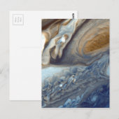 木星の大気の赤素晴らし点詳細 ポストカード (正面/裏面)