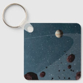 木星の小惑星。 キーホルダー (正面)