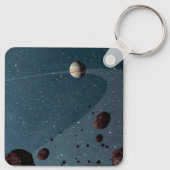 木星の小惑星。 キーホルダー (裏面)