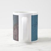 木星の小惑星。 ジャンボコーヒーマグカップ (裏面)