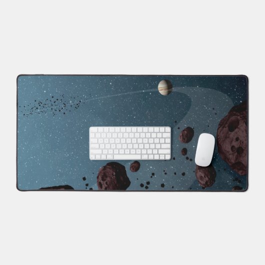 木星の小惑星。 デスクマット (キーボード&マウス)