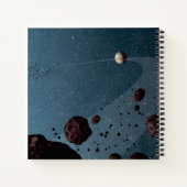 木星の小惑星。 ノートブック (裏面)