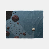 木星の小惑星。 フリースブランケット (正面(横))