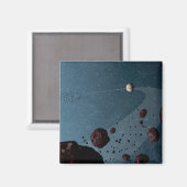 木星の小惑星。 マグネット (正面/裏面)