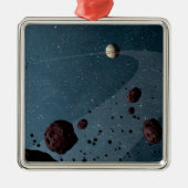 木星の小惑星。 メタルオーナメント (正面)