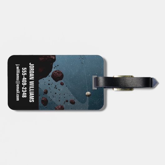 木星の小惑星。 ラゲッジタグ (裏面横)