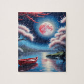 木星の幻想的な風景は何かのようなものだ ジグソーパズル (縦)