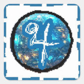 木星の日 スクエアシール (正面)