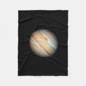 木星の景観（ハッブル宇宙望遠鏡） フリースブランケット (正面)