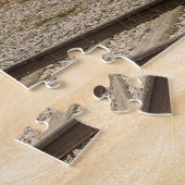 木星の歴史的な蒸気機関車 ジグソーパズル (側面)