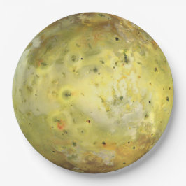木星の硫黄火山月 ペーパープレート
