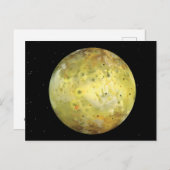 木星の硫黄火山月 ポストカード (正面/裏面)