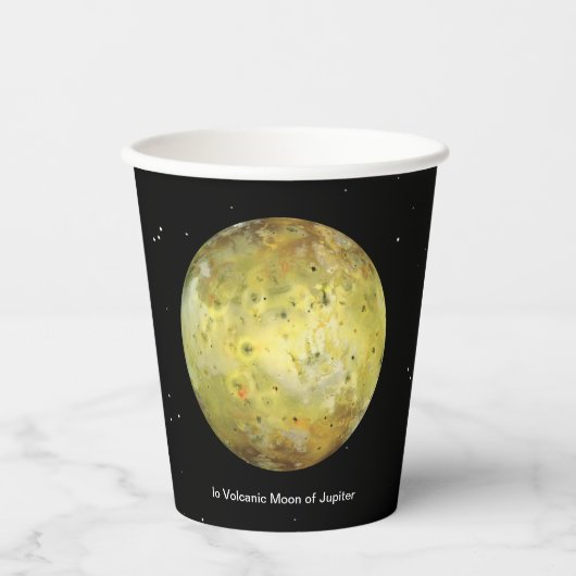 木星の硫黄火山月 紙コップ (正面)