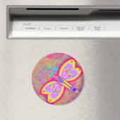 木星の蛾バイパワーフラワー マグネット (インサイチュ (食洗機))