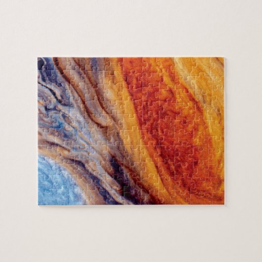 木星の赤素晴らし点 – NASA Voyager Photo ジグソーパズル (横)