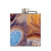 木星の赤素晴らし点 – NASA Voyager Photo フラスク (裏面)