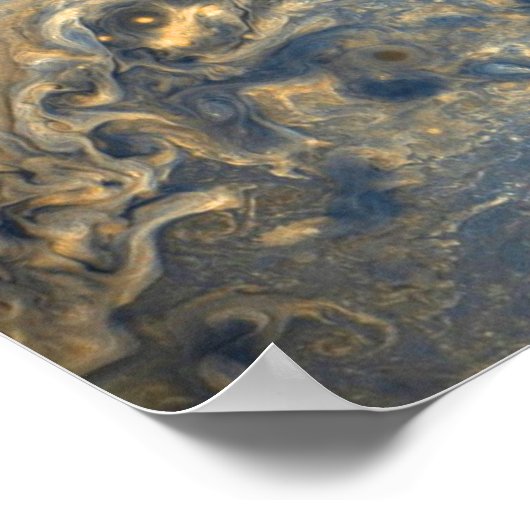 木星の雲 ポスター (角)