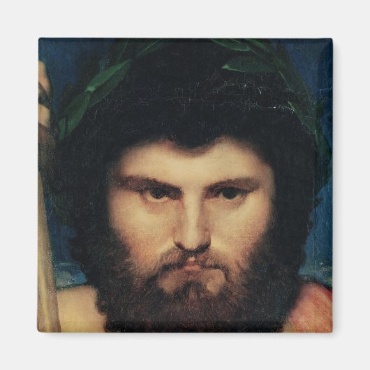 木星の頭、木星とテティスの勉強 マグネット (正面)