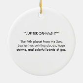 木星オーナメント セラミックオーナメント (裏面)